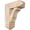 Ekena Millwork Balboa Arts and Crafts Smooth Bracket w/ Offset Brace, Douglas Fir, 7 1/2"W x 20"D x 24"H BKT0806X20X24BOA03SDF - alternate 1